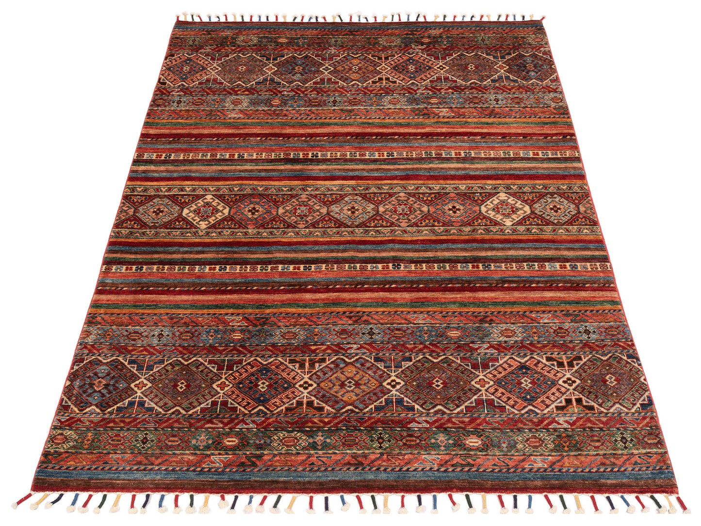 Nomad Horosan 145486 Multi  Tribal Hand Knotted Rug