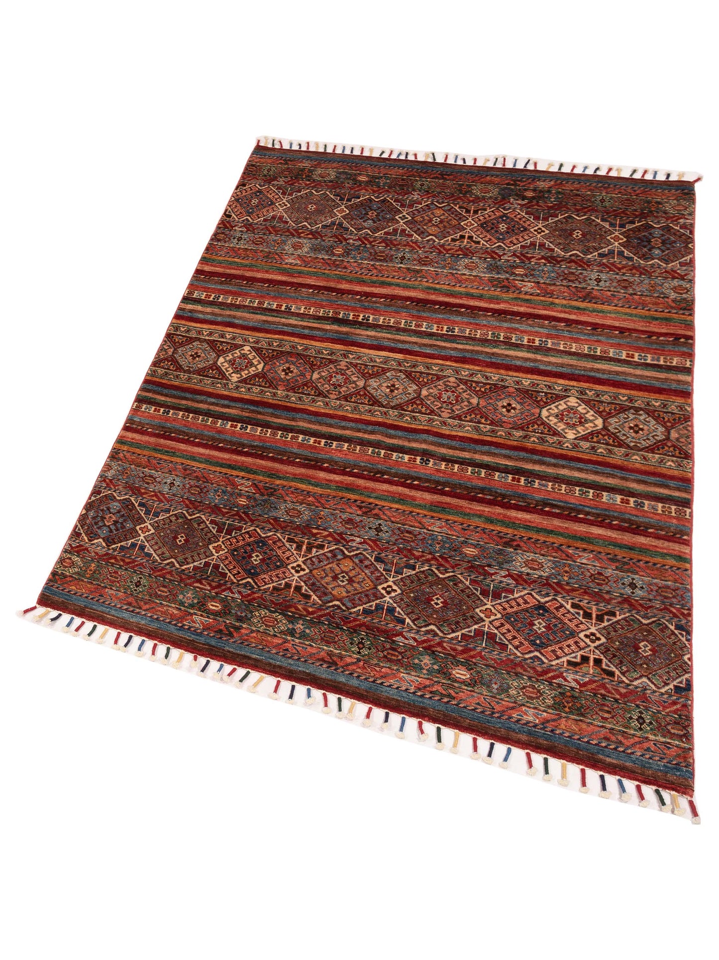 Nomad Horosan 145486 Multi  Tribal Hand Knotted Rug