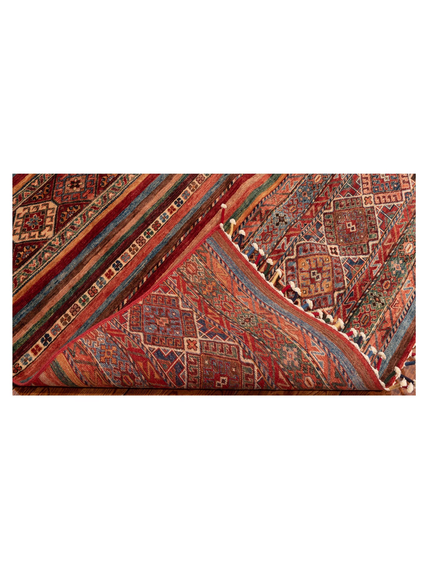 Nomad Horosan 145486 Multi  Tribal Hand Knotted Rug