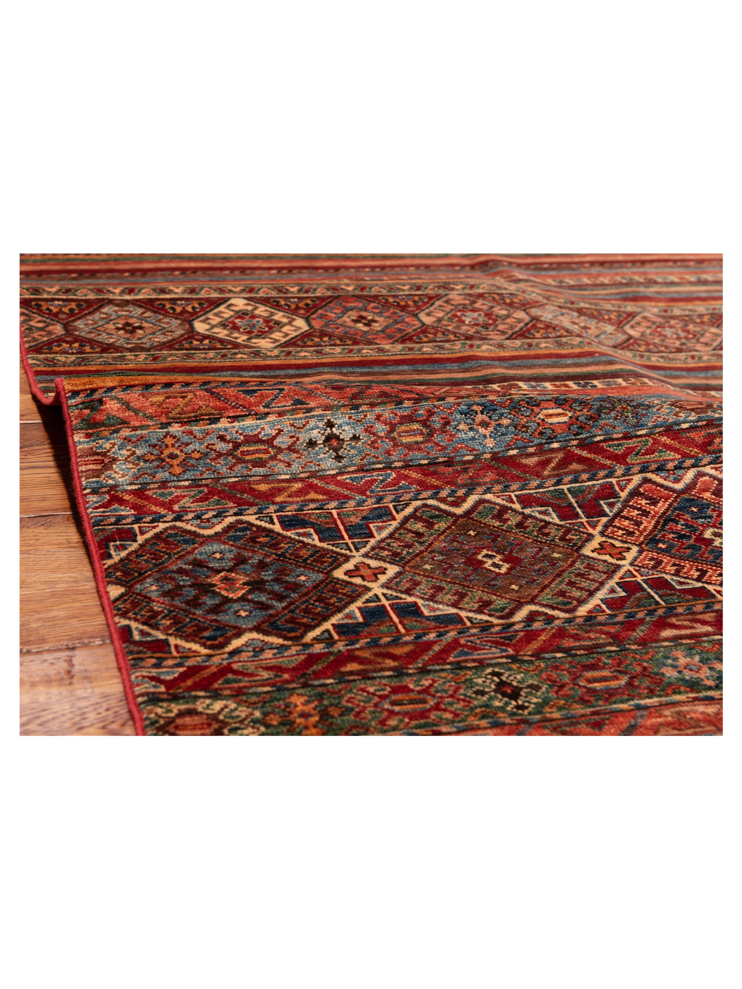 Nomad Horosan 145486 Multi  Tribal Hand Knotted Rug