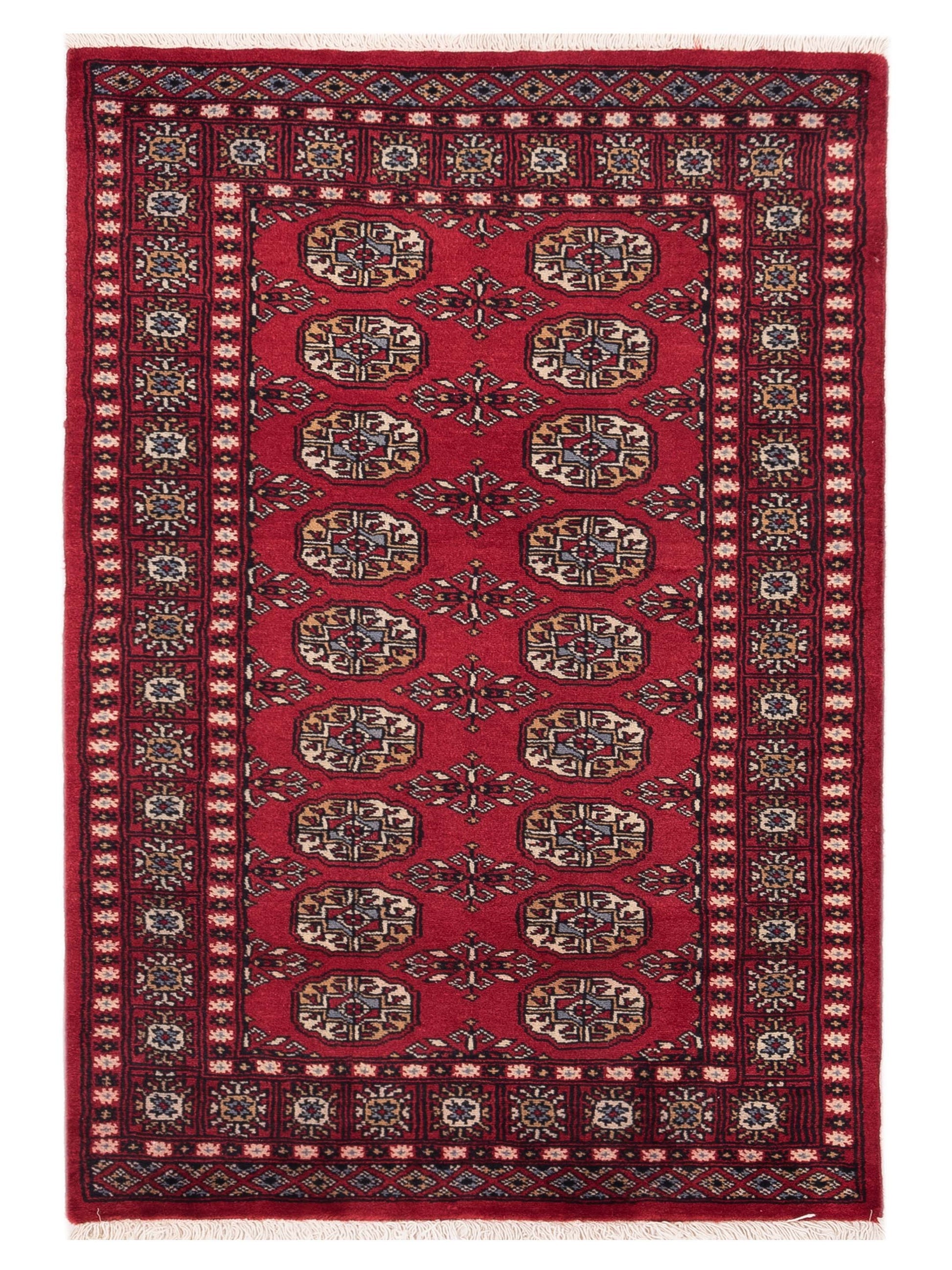 Nomad Bokhara 145575 Red Traditional Hand Knotted Rug