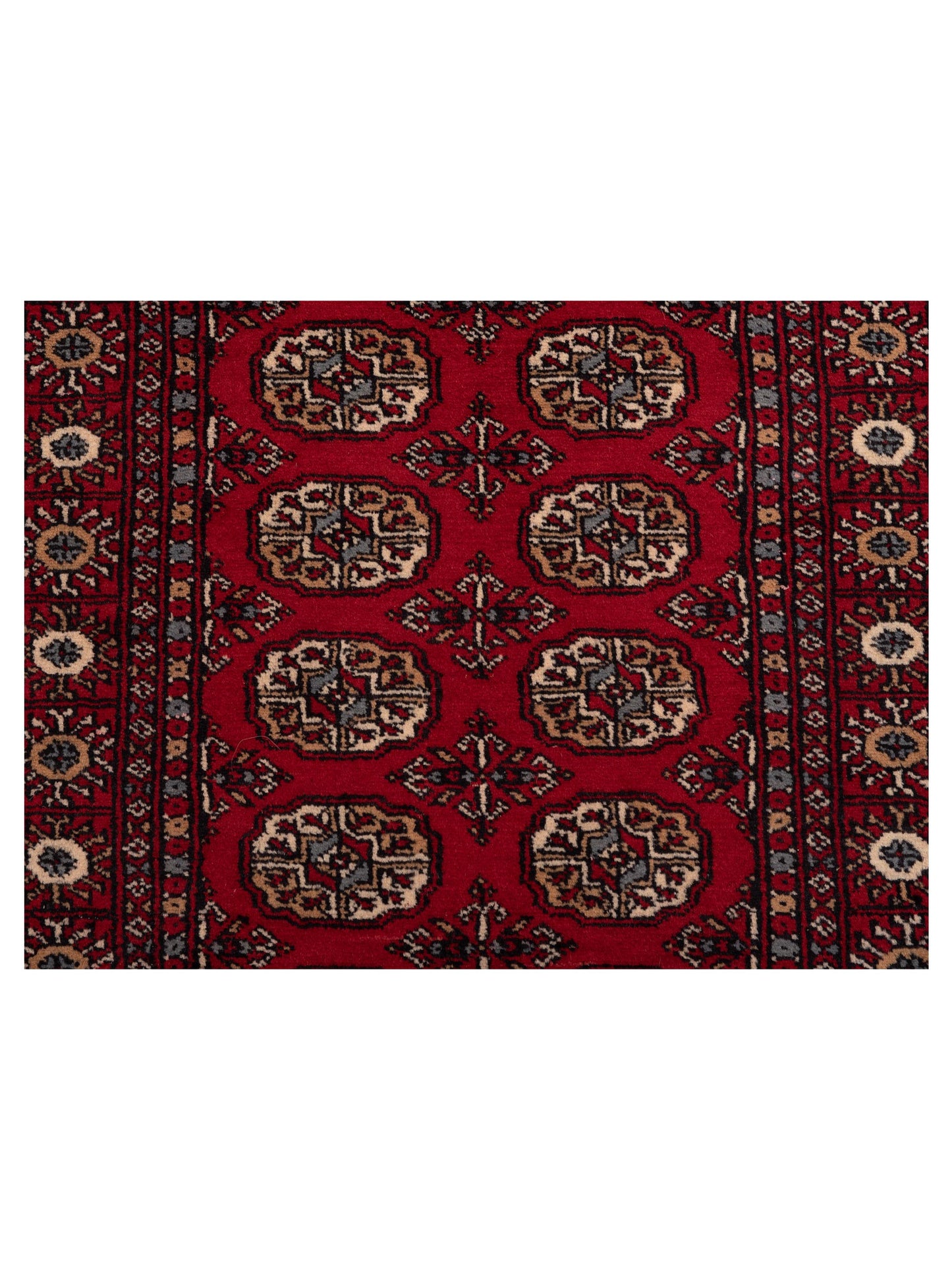 Nomad Bokhara 145579 Red Red Traditional Hand Knotted Rug