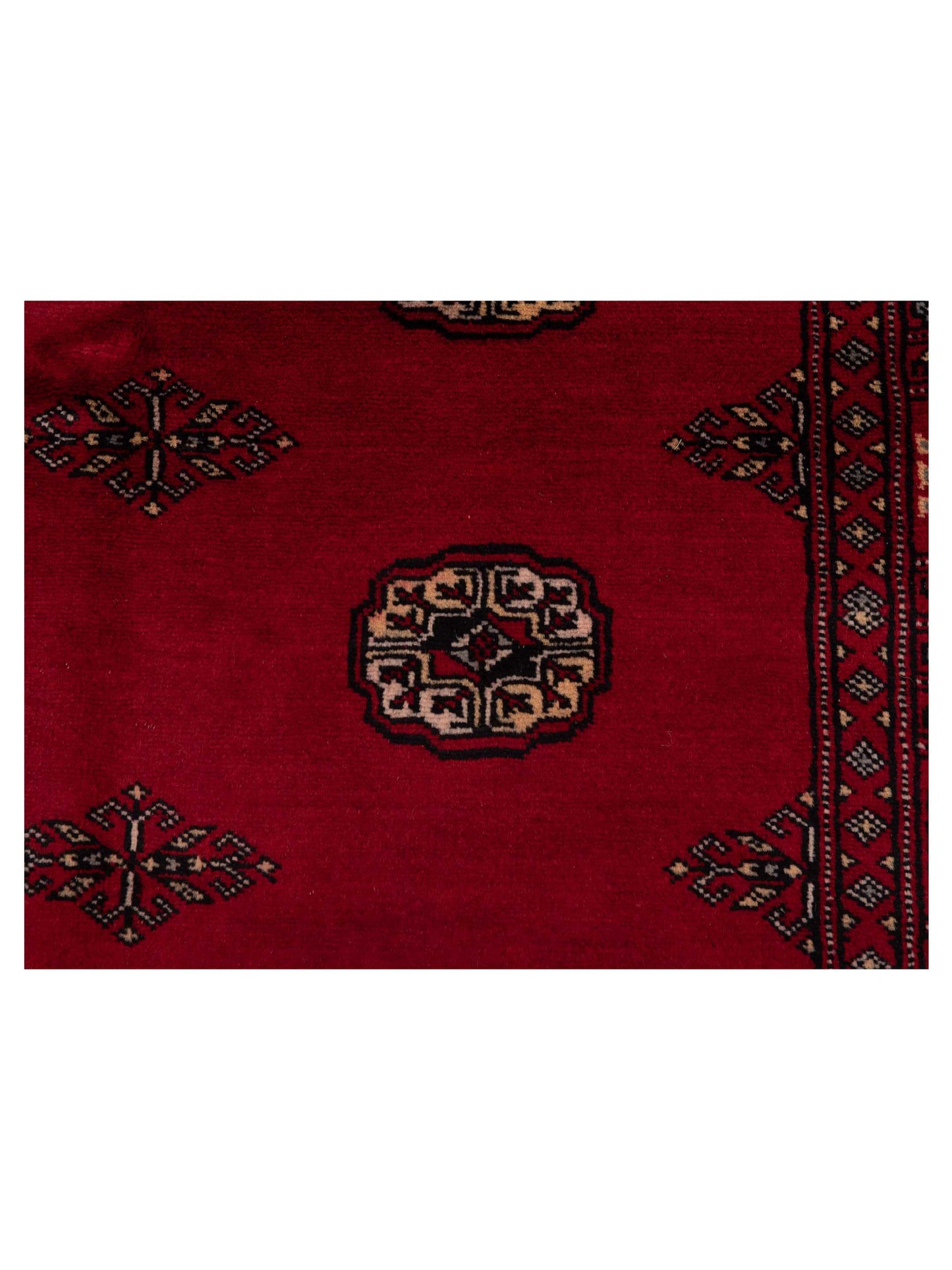 Nomad Bokhara 145581 Red Red Traditional Hand Knotted Rug