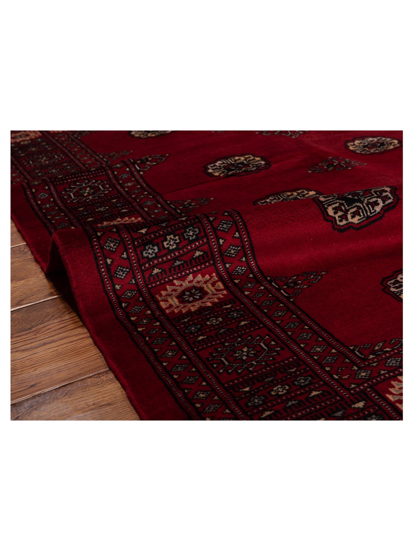 Nomad Bokhara 145581 Red Red Traditional Hand Knotted Rug