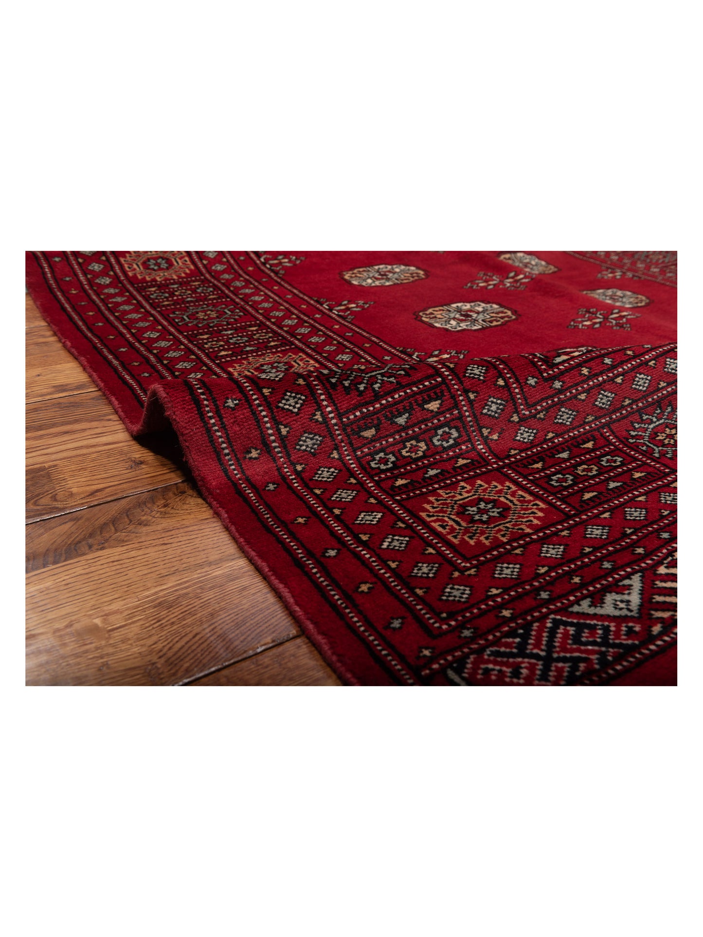 Nomad Bokhara 145604 Red Red Traditional Hand Knotted Rug