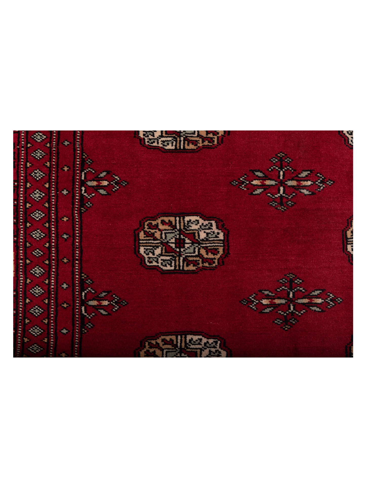 Nomad Bokhara 145604 Red Red Traditional Hand Knotted Rug