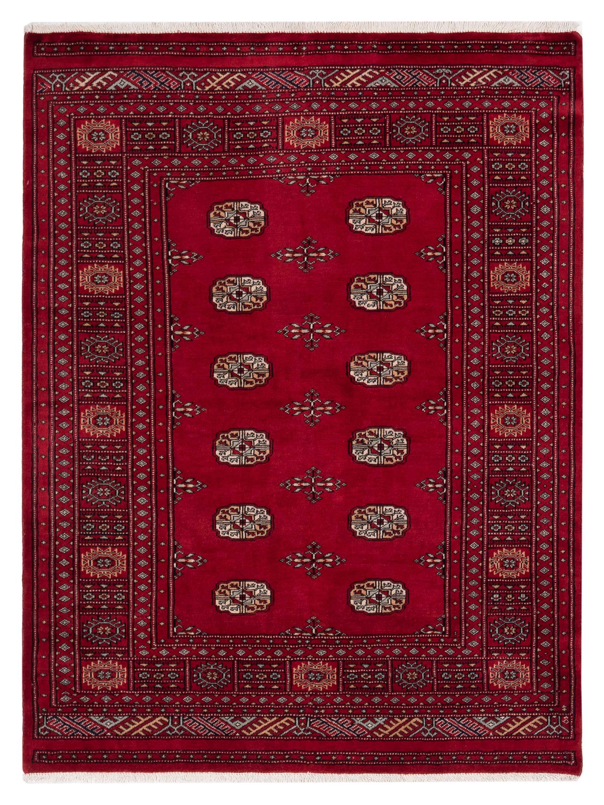 Nomad Bokhara 145604 Red Traditional Hand Knotted Rug