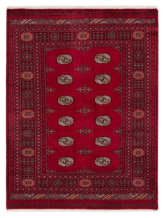 Nomad Bokhara 145604 Red Traditional Hand Knotted Rug