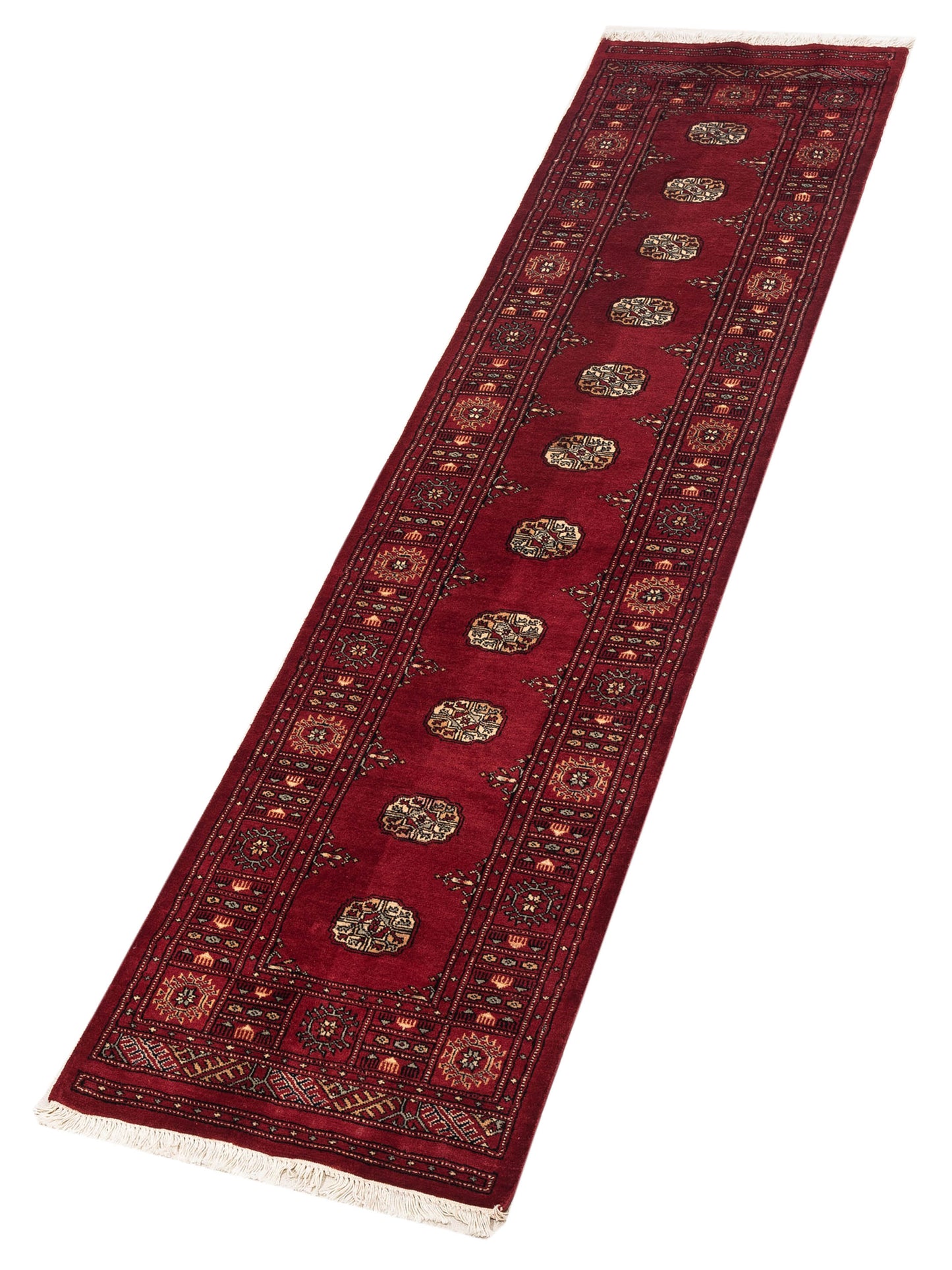 Nomad Bokhara 145621 Red Red Traditional Hand Knotted Rug