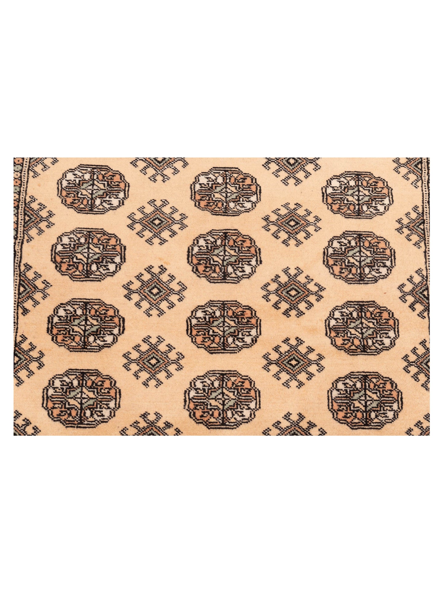 Nomad Bokhara 145646 Beige Beige Traditional Hand Knotted Rug