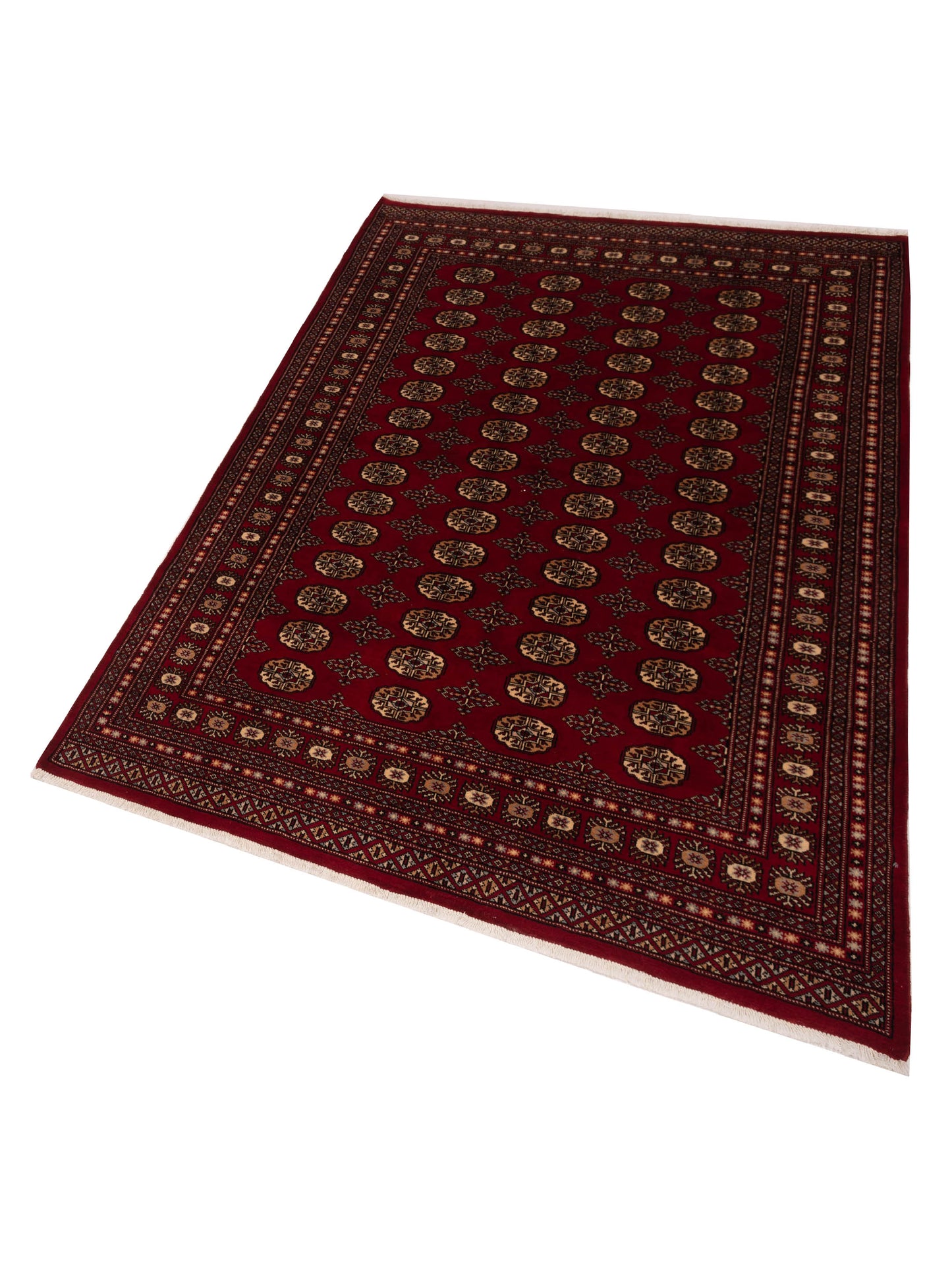 Nomad Bokhara 145661 Red Red Traditional Hand Knotted Rug - 6x9