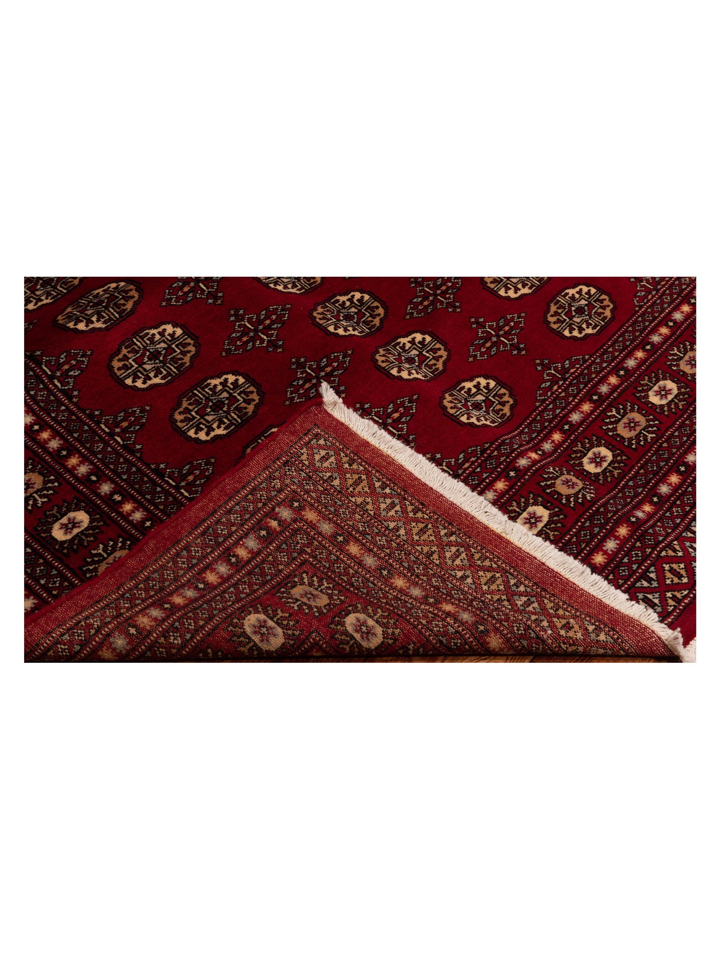 Nomad Bokhara 145661 Red Red Traditional Hand Knotted Rug - 6x9