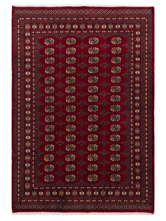 Nomad Bokhara 145661 Red Traditional Hand Knotted Rug