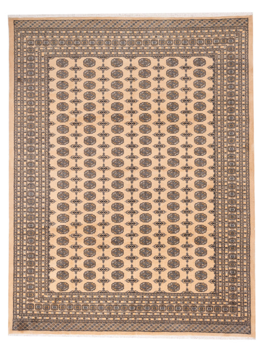 Nomad Bokhara 145686 Beige Traditional Hand Knotted Rug