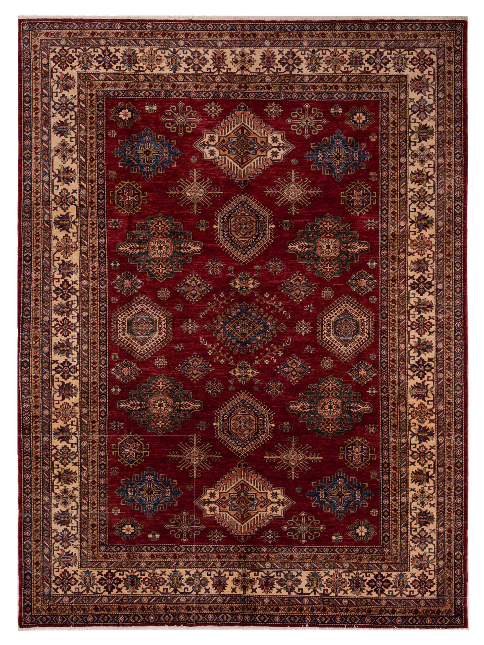 Nomad Kars 145914 Red Tribal Hand Knotted Rug