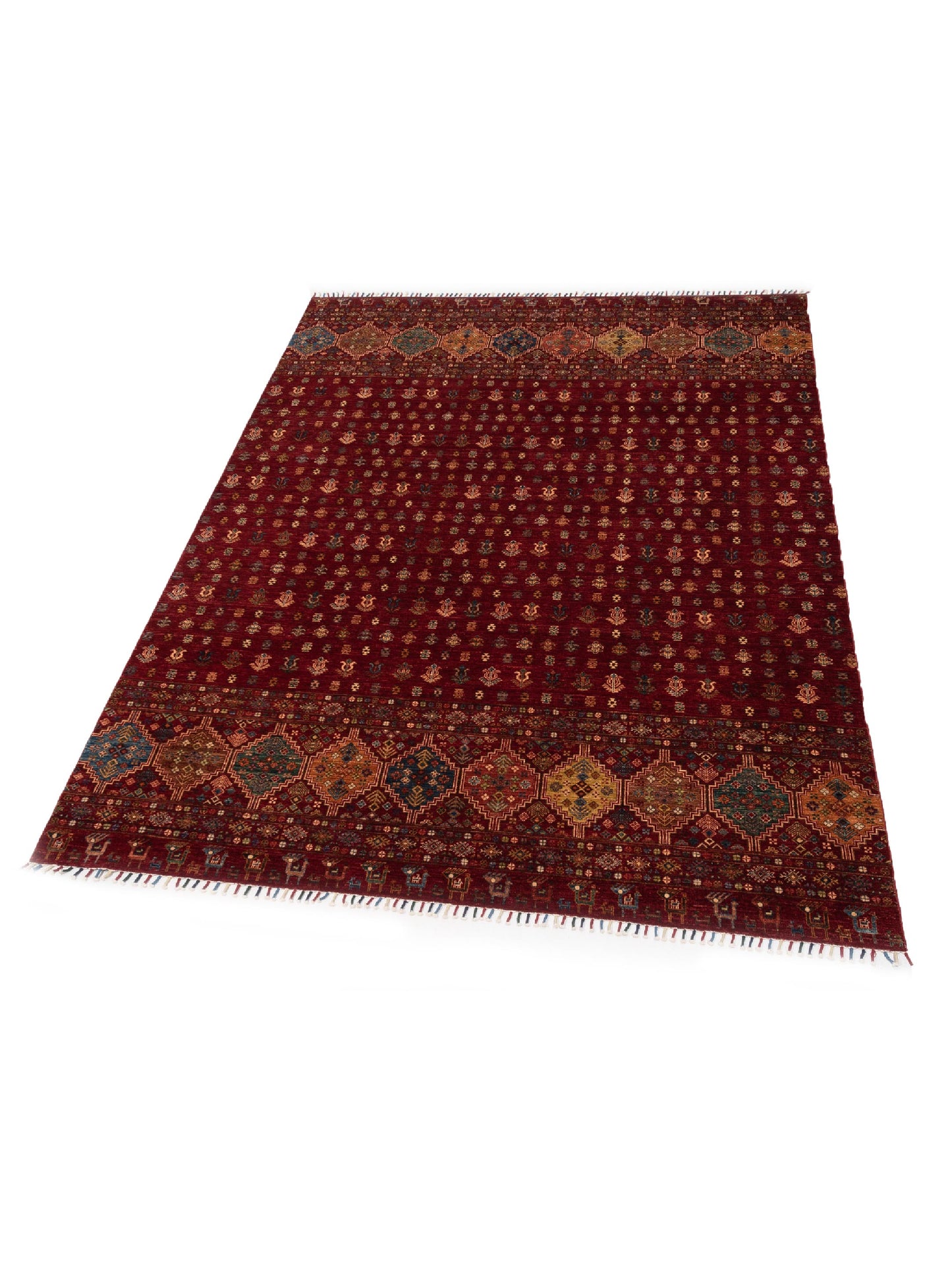 Nomad Horosan 145975 Multi  Tribal Hand Knotted Rug