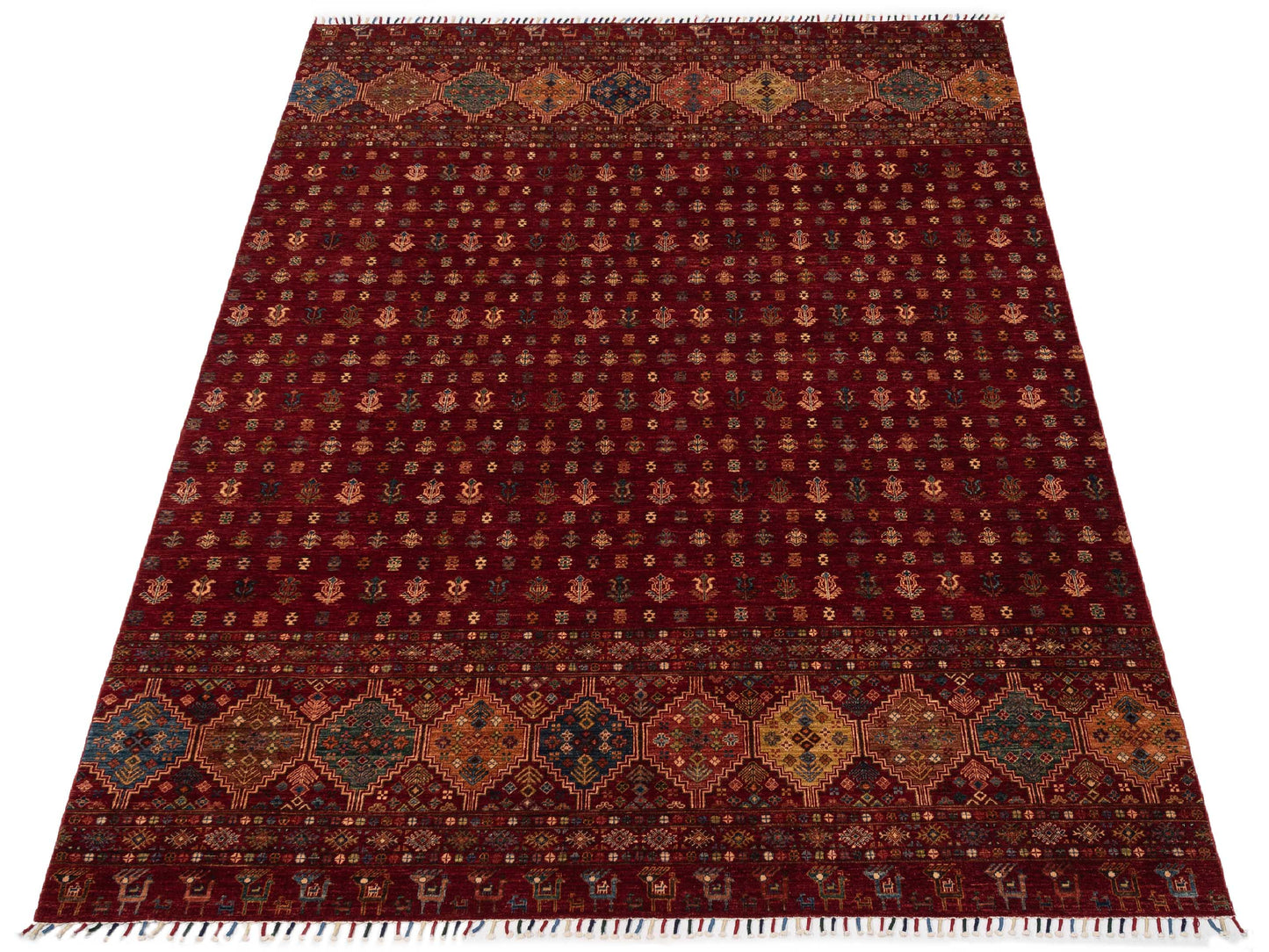 Nomad Horosan 145975 Multi  Tribal Hand Knotted Rug