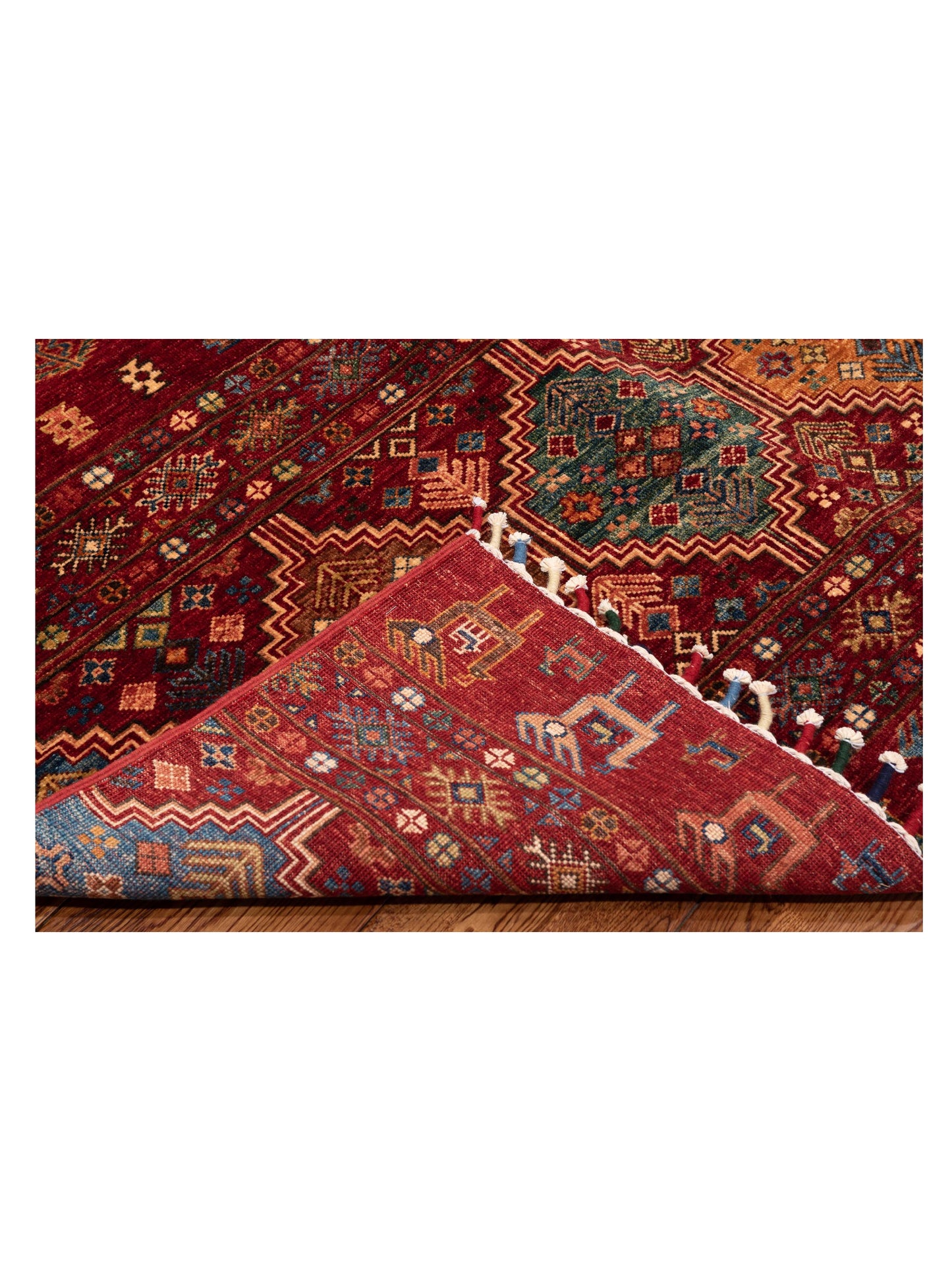 Nomad Horosan 145975 Multi  Tribal Hand Knotted Rug