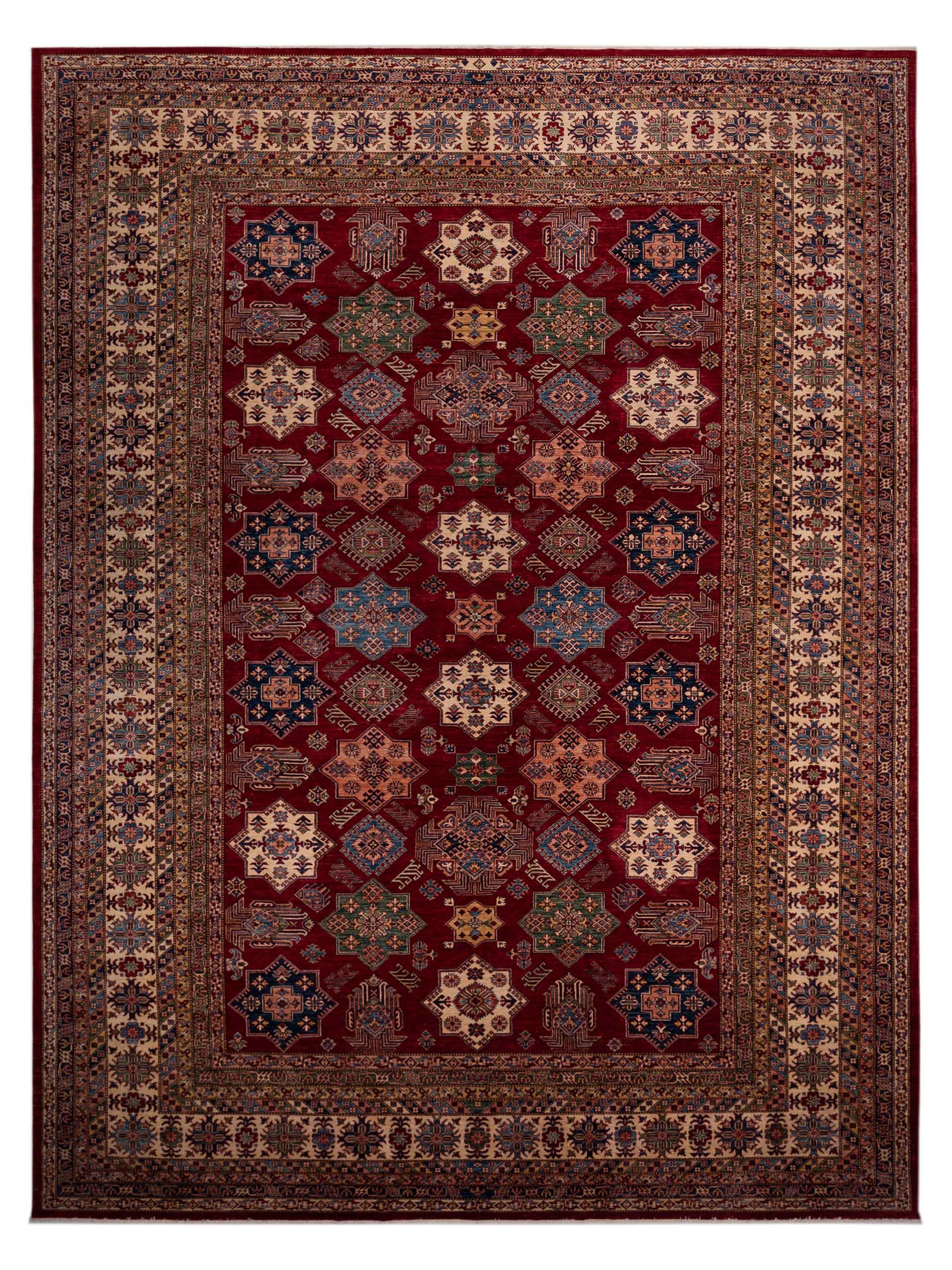 Nomad Kars 145991 Red Tribal Hand Knotted Rug