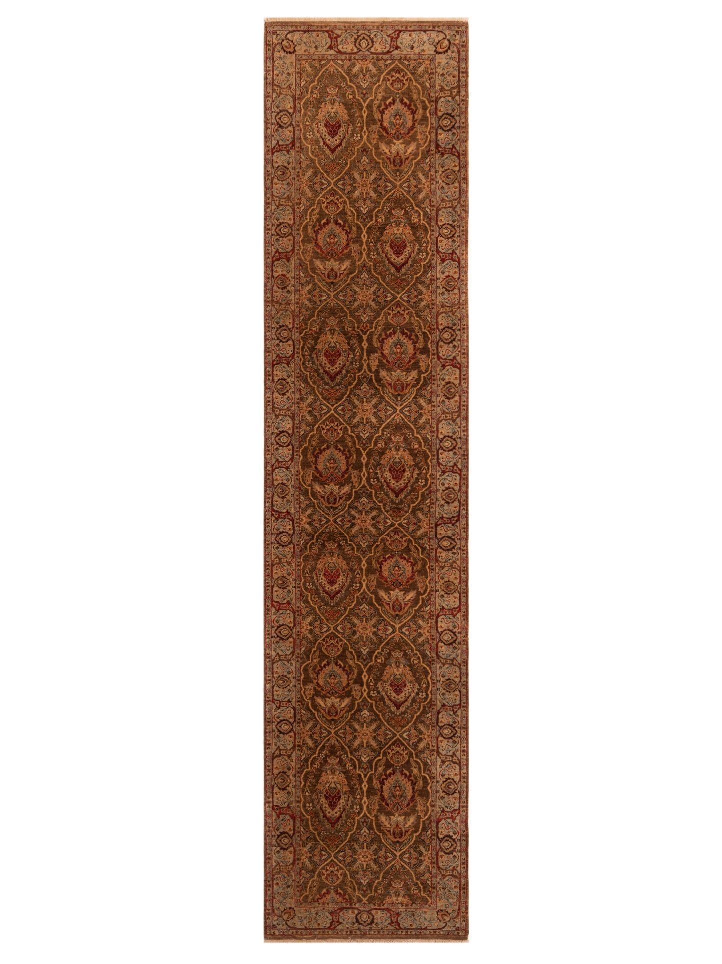 Pasha Firuze Simla Brown Traditional Hand Knotted Rug