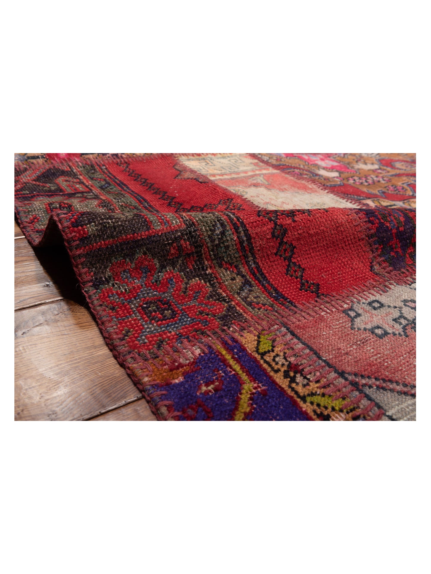 Pasha Turkish Vestige Patchwork 146044 Multi  Contemporary Hand Knotted Rug