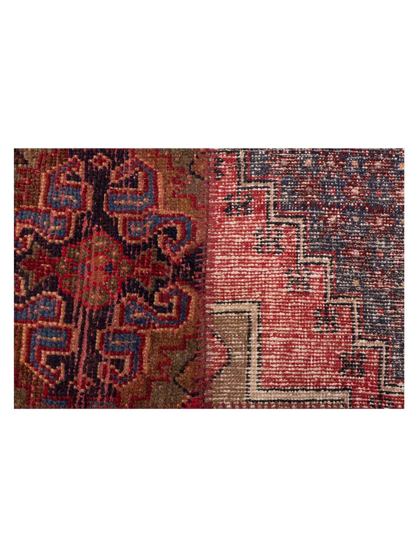 Pasha Turkish Vestige Patchwork 146044 Multi  Contemporary Hand Knotted Rug