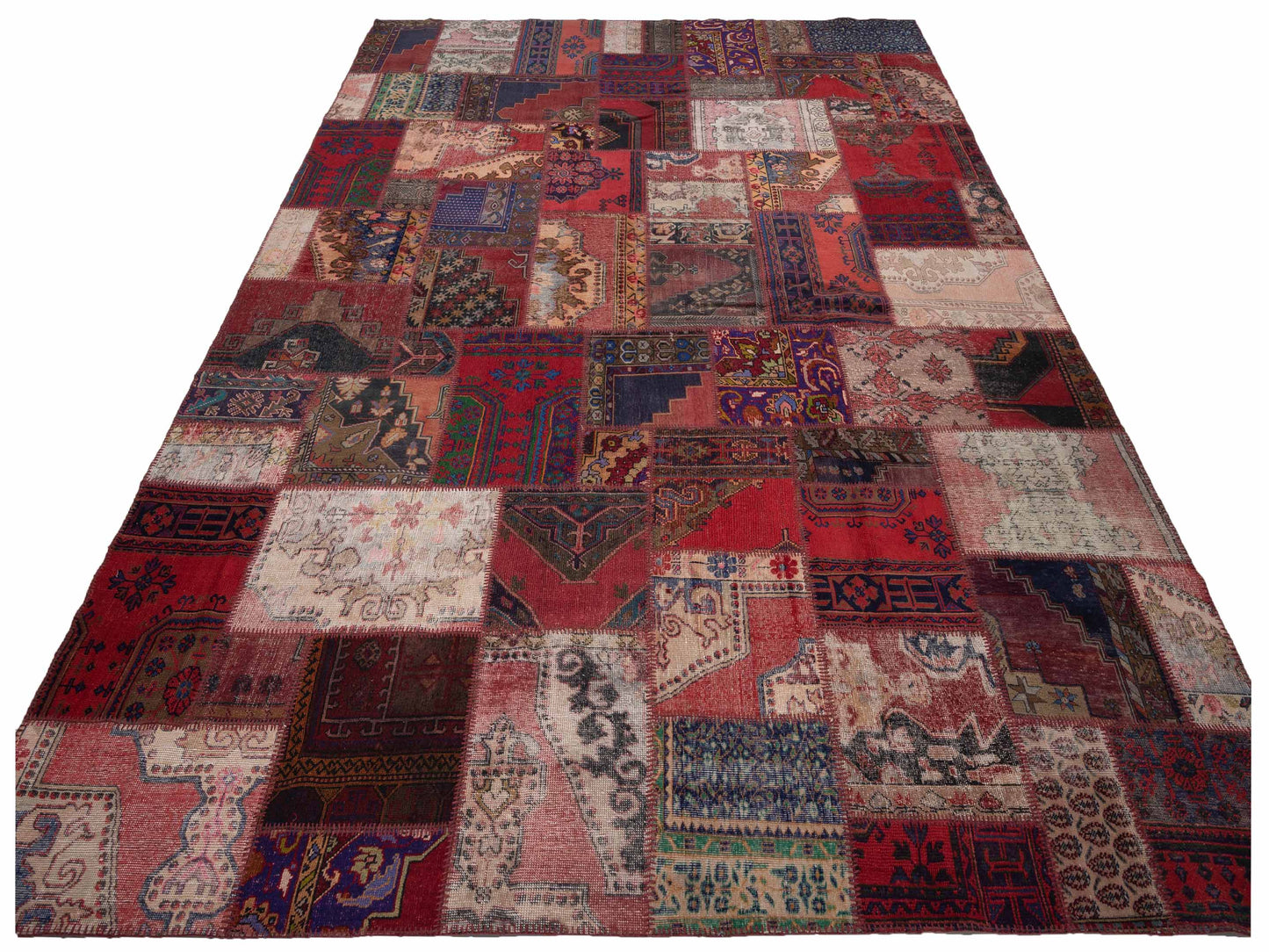 Pasha Turkish Vestige Patchwork 146052 Multi  Contemporary Hand Knotted Rug