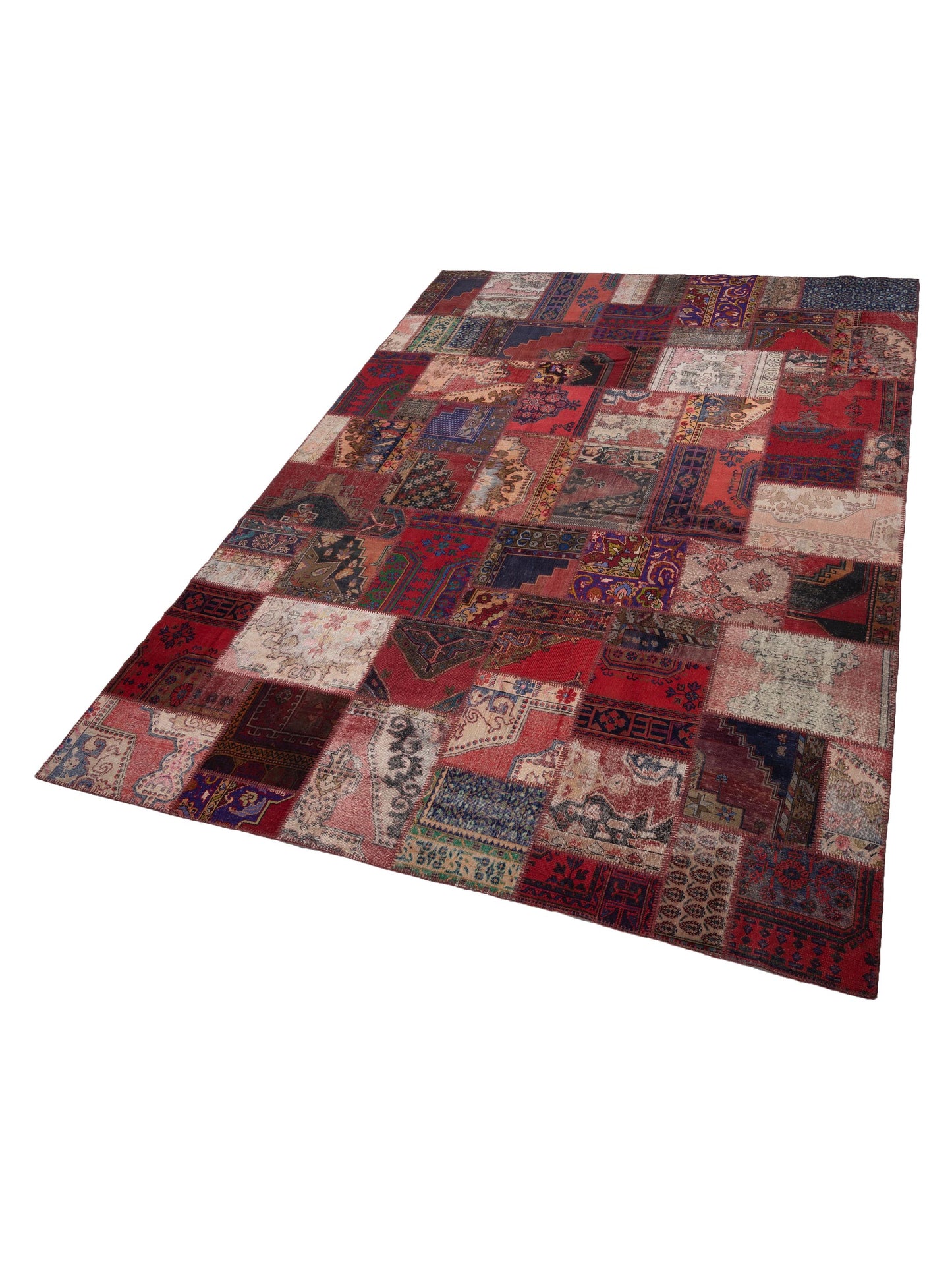 Pasha Turkish Vestige Patchwork 146052 Multi  Contemporary Hand Knotted Rug