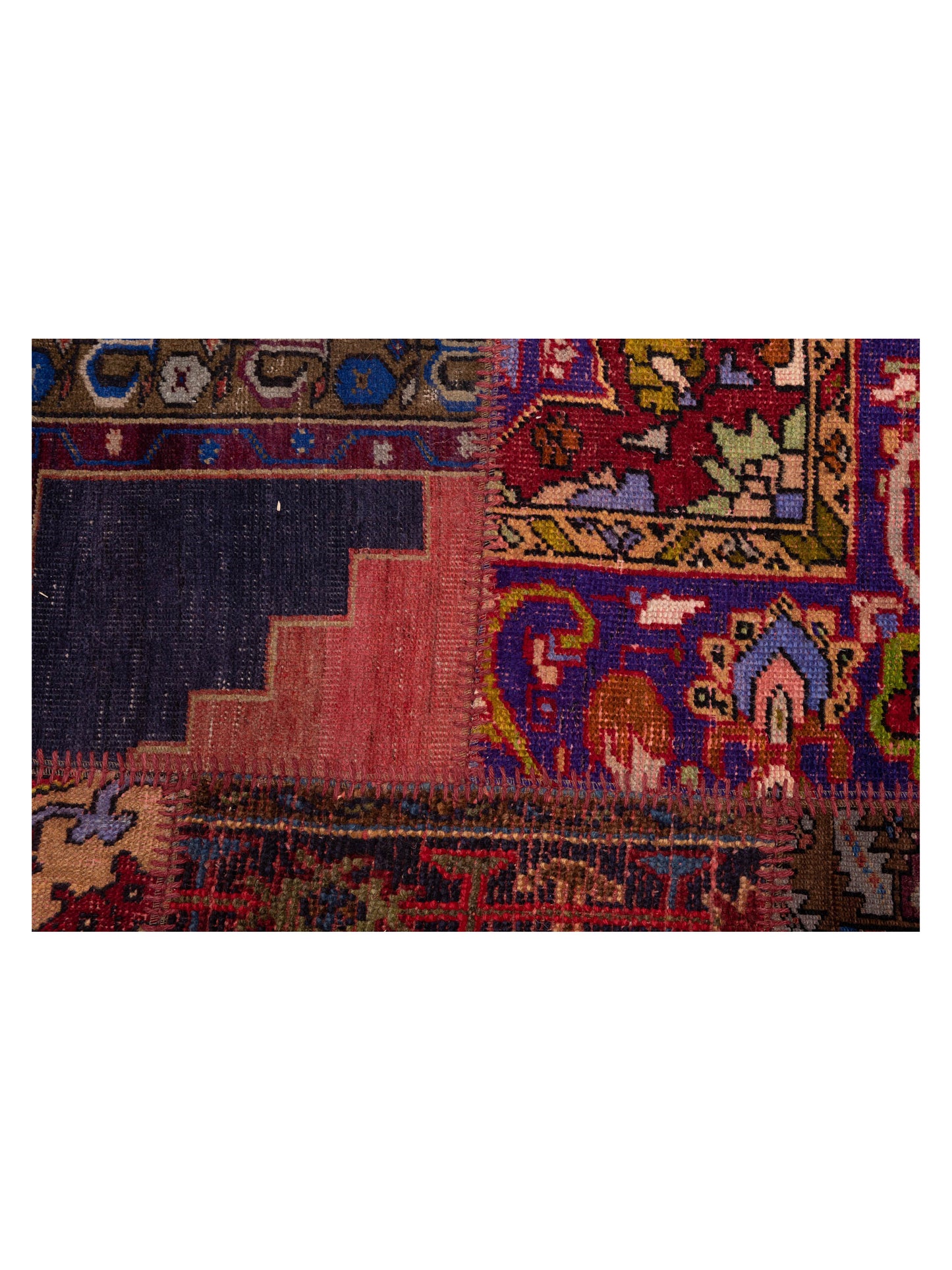 Pasha Turkish Vestige Patchwork 146052 Multi  Contemporary Hand Knotted Rug