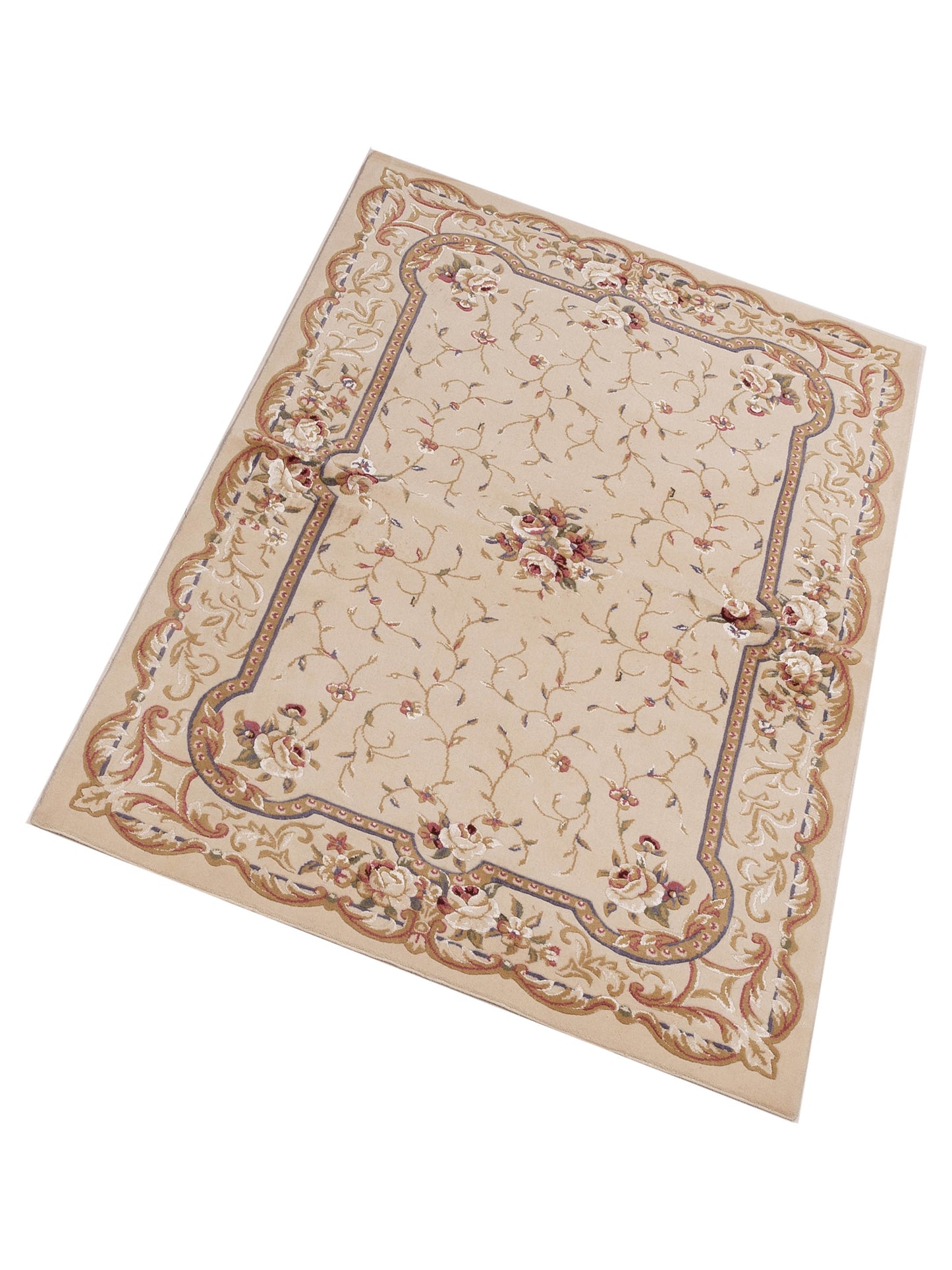 Bergamo Selvi 146410 Ivory  Traditional Machine Made Rug