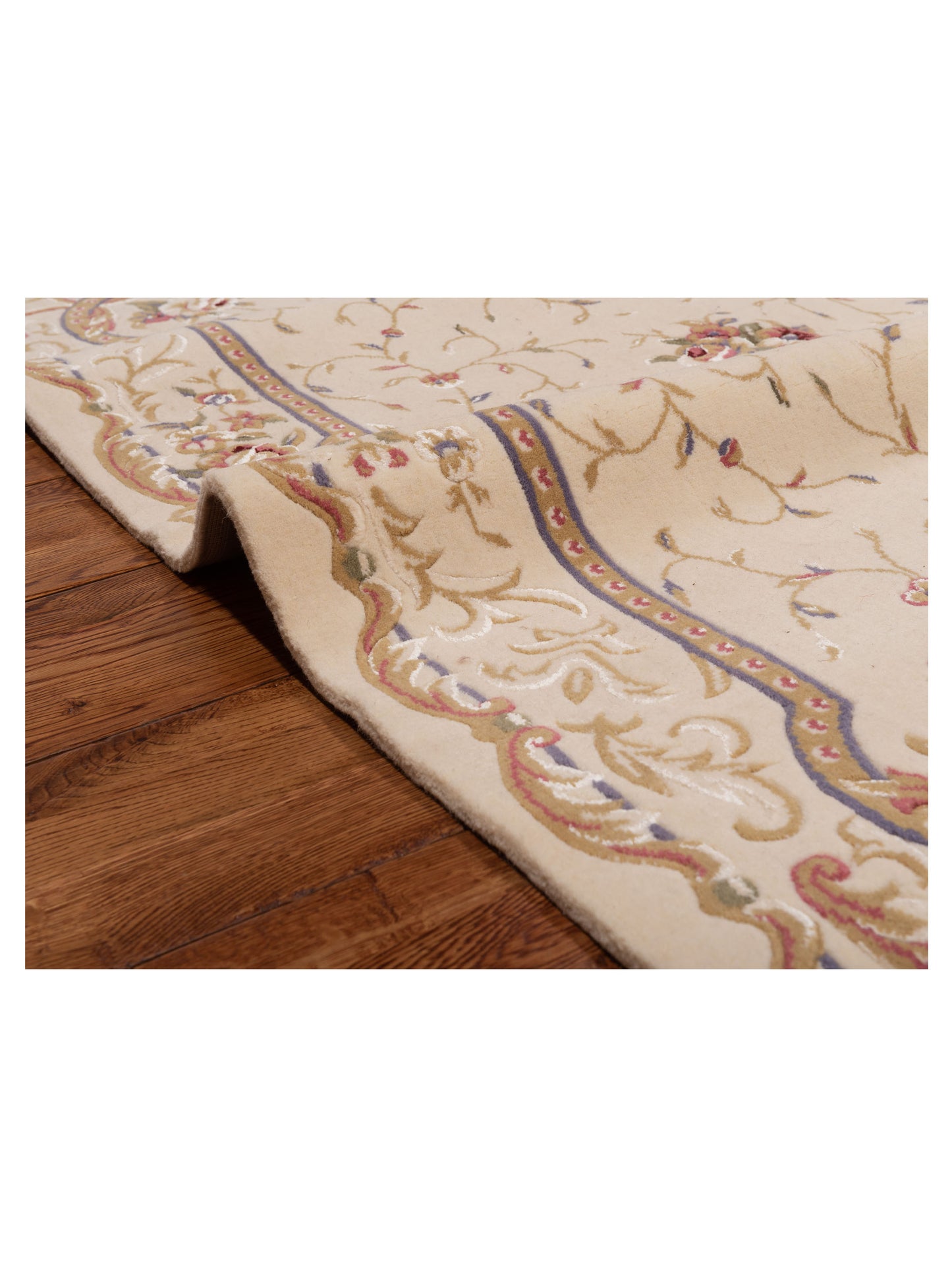 Bergamo Selvi 146410 Ivory  Traditional Machine Made Rug