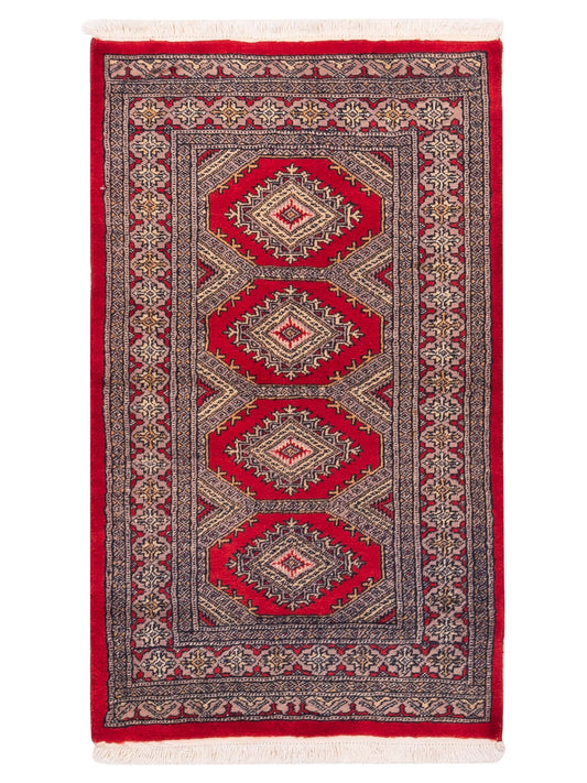 Nomad Bokhara 146610 Red Traditional Hand Knotted Rug