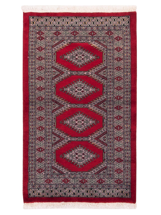 Nomad Bokhara 146622 Red Traditional Hand Knotted Rug