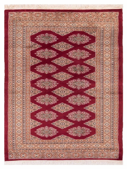 Nomad Bokhara 146659 Red Traditional Hand Knotted Rug