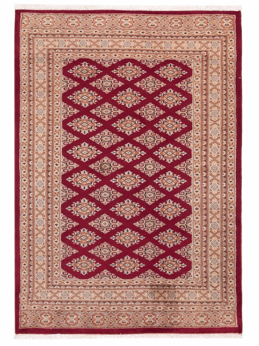 Nomad Bokhara 146663 Red Traditional Hand Knotted Rug