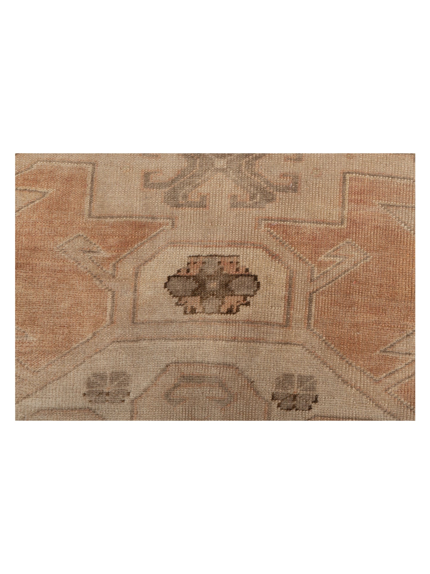 Pasha Old Anatolian 146697 Peach Brown Transitional Hand Knotted Rug