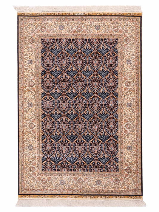 Pasha Elegance 146825 Dark Blue Traditional Hand Knotted Rug