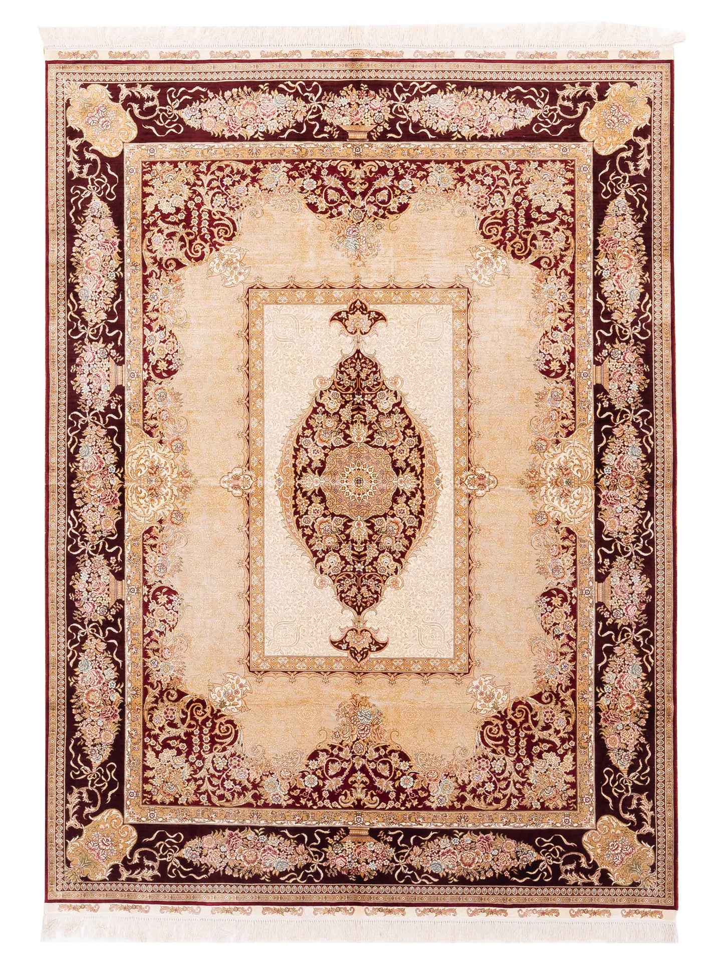 Pasha Elegance 146834 Camel Traditional Hand Knotted Rug