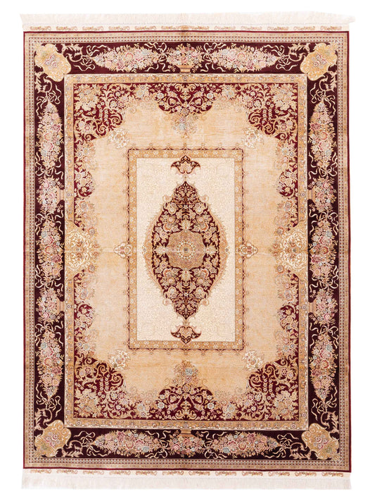 Pasha Elegance 146834 Camel Traditional Hand Knotted Rug