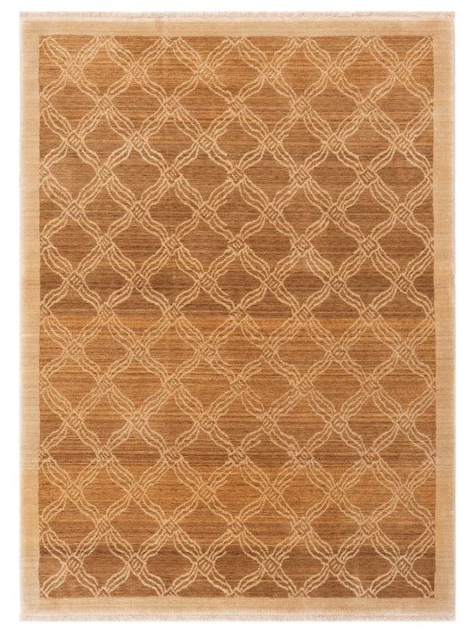 Bergamo Alara 147275 Gold Transitional Machine Made Rug