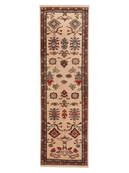 Pasha Antique Loom 147413 Ivory Transitional Hand Knotted Rug