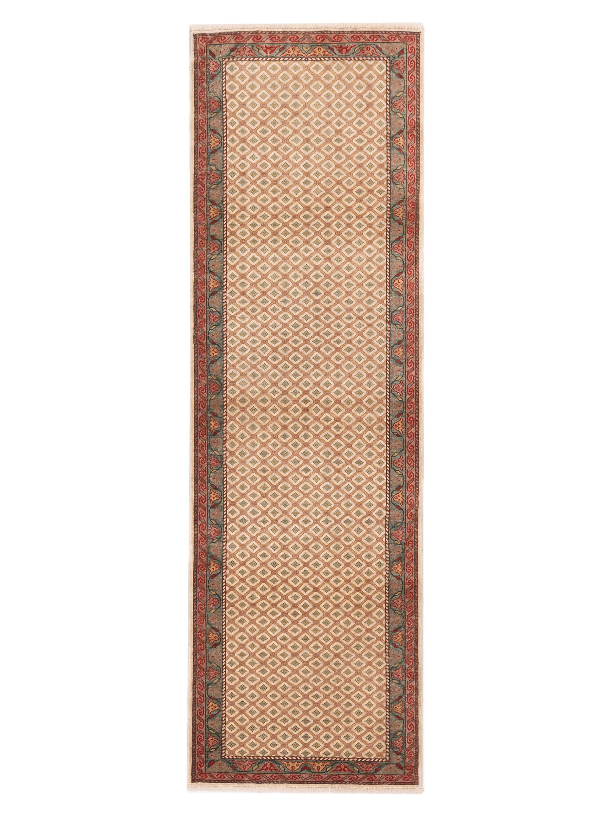 Pasha Antique Loom 147454 Brown Transitional Hand Knotted Rug