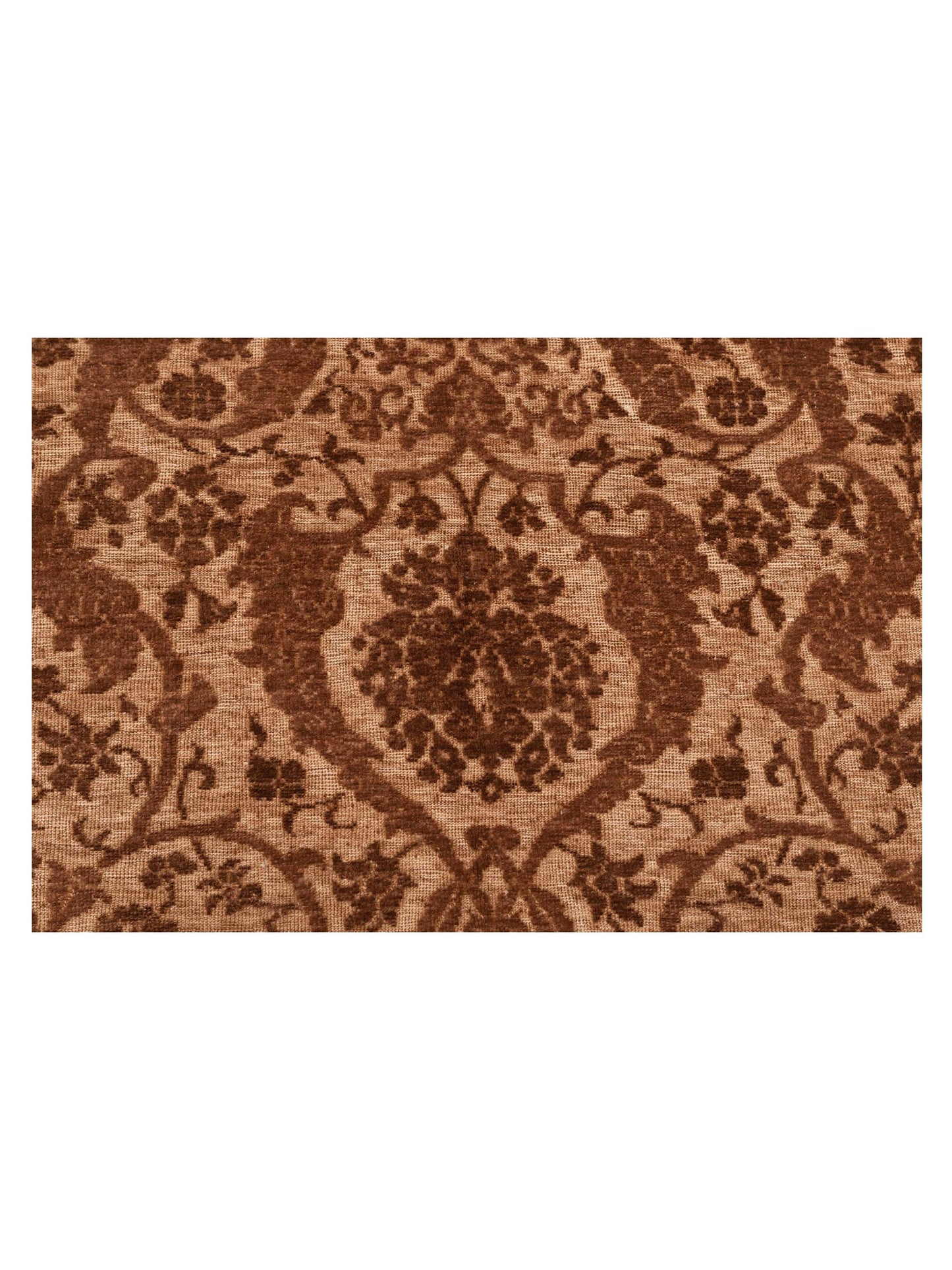 Pasha Defne Orchid Brown Drak Brown Transitional Hand Knotted Rug