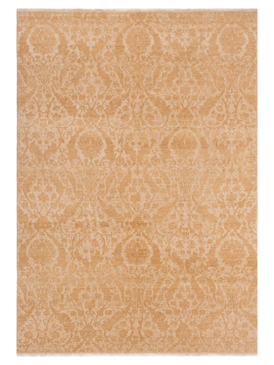 Pasha Defne Orchid Camel Transitional Hand Knotted Rug