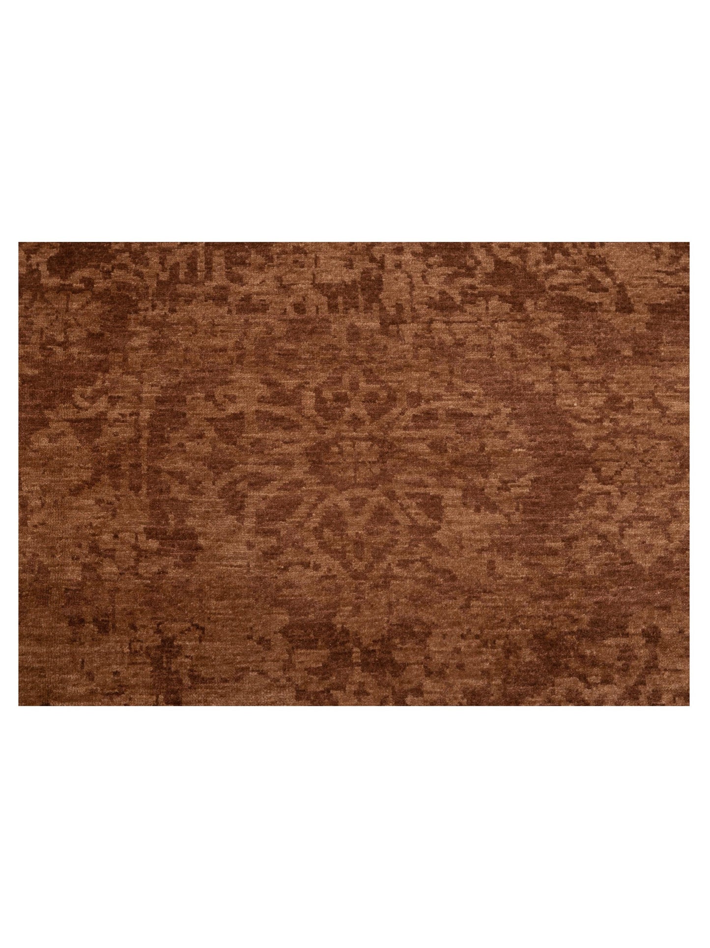 Pasha Defne Beony Dark Brown Brown Transitional Hand Knotted Rug