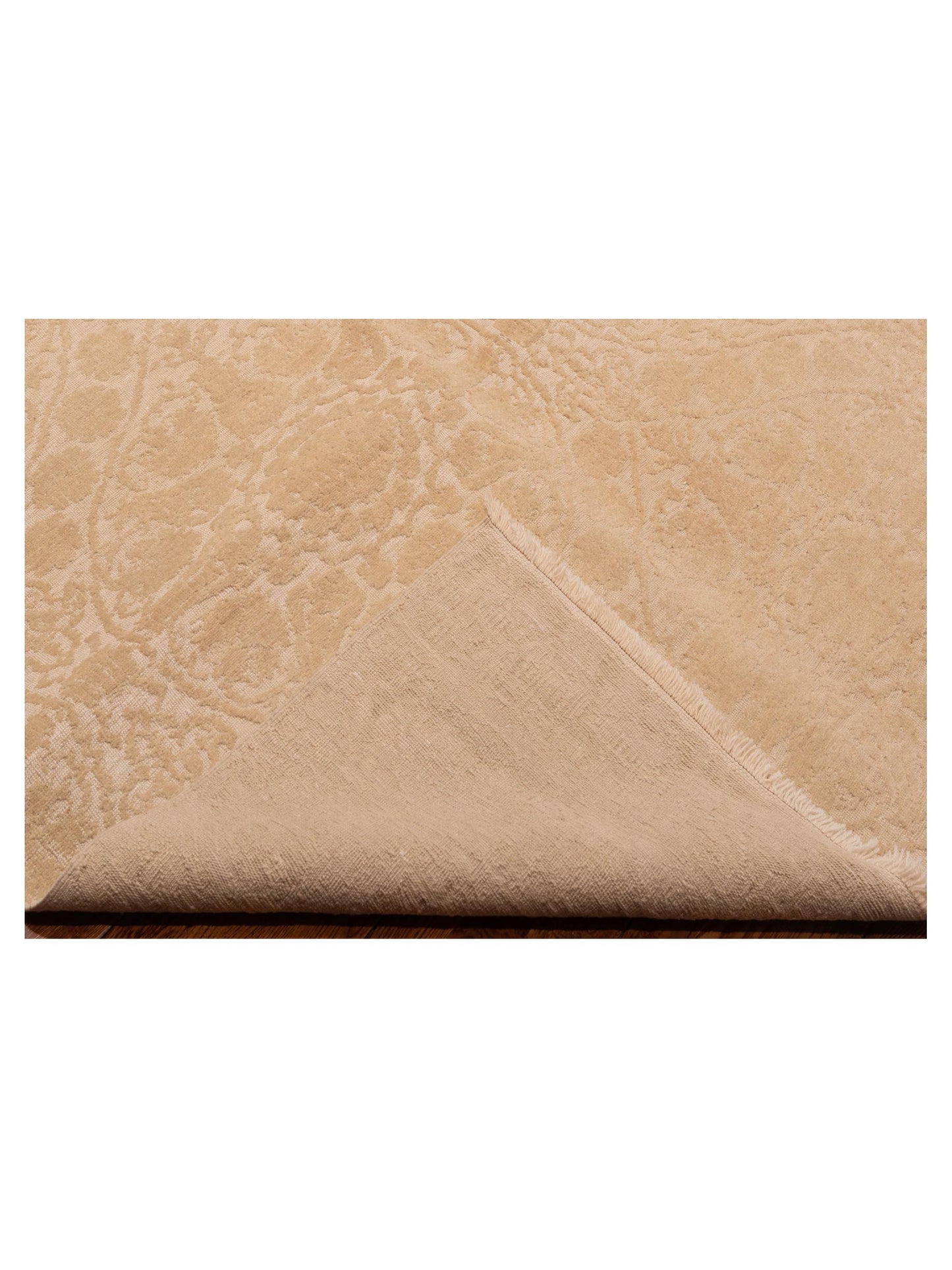 Pasha Defne Lotus Ivory Ivory Transitional Hand Knotted Rug