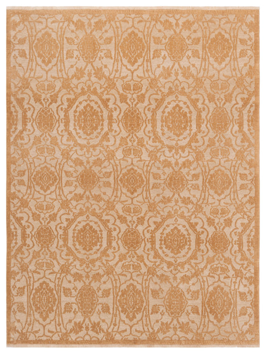 Pasha Defne Orchid Ivory Transitional Hand Knotted Rug