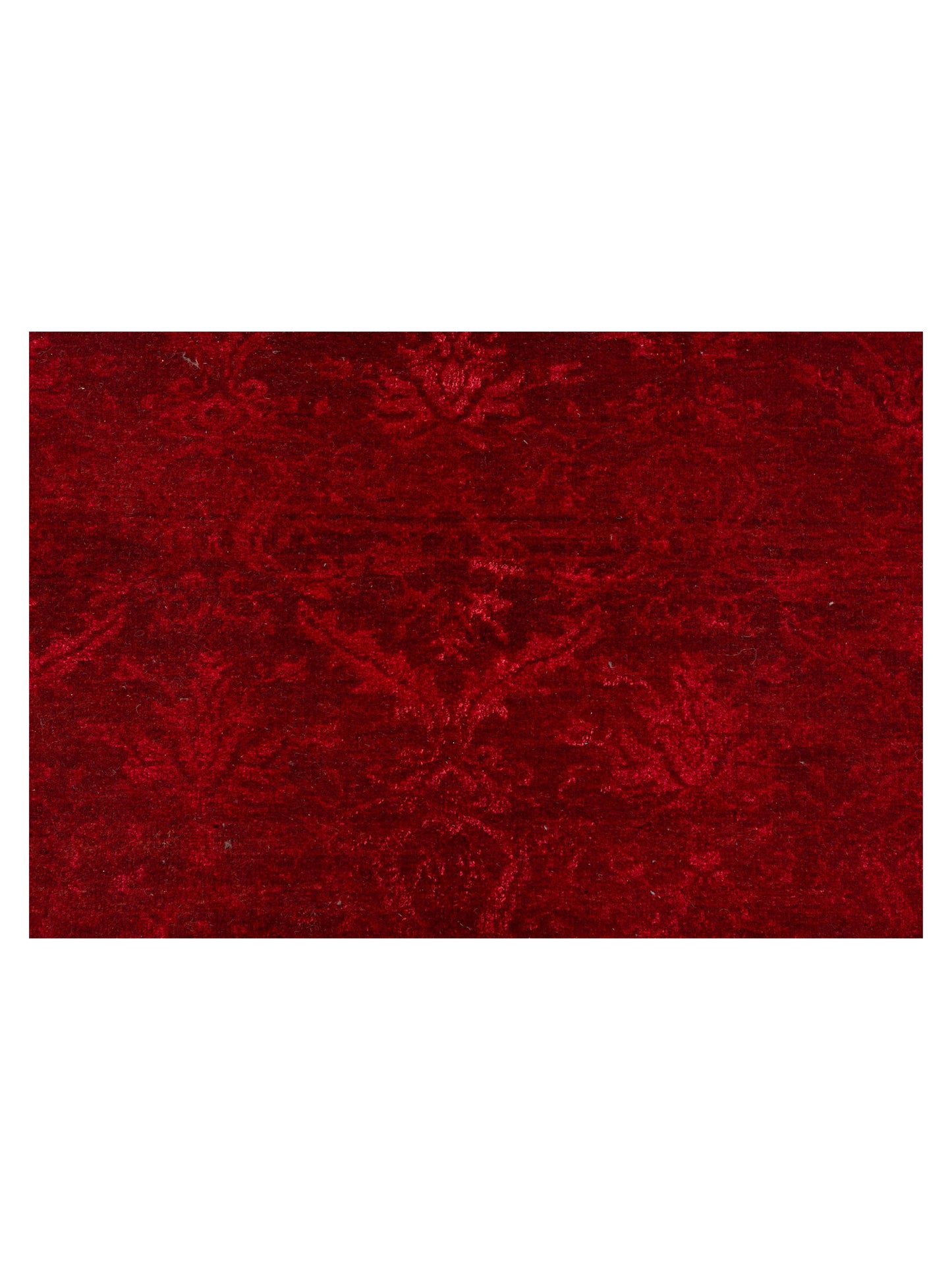 Pasha Defne Begonia Red Red Transitional Hand Knotted Rug