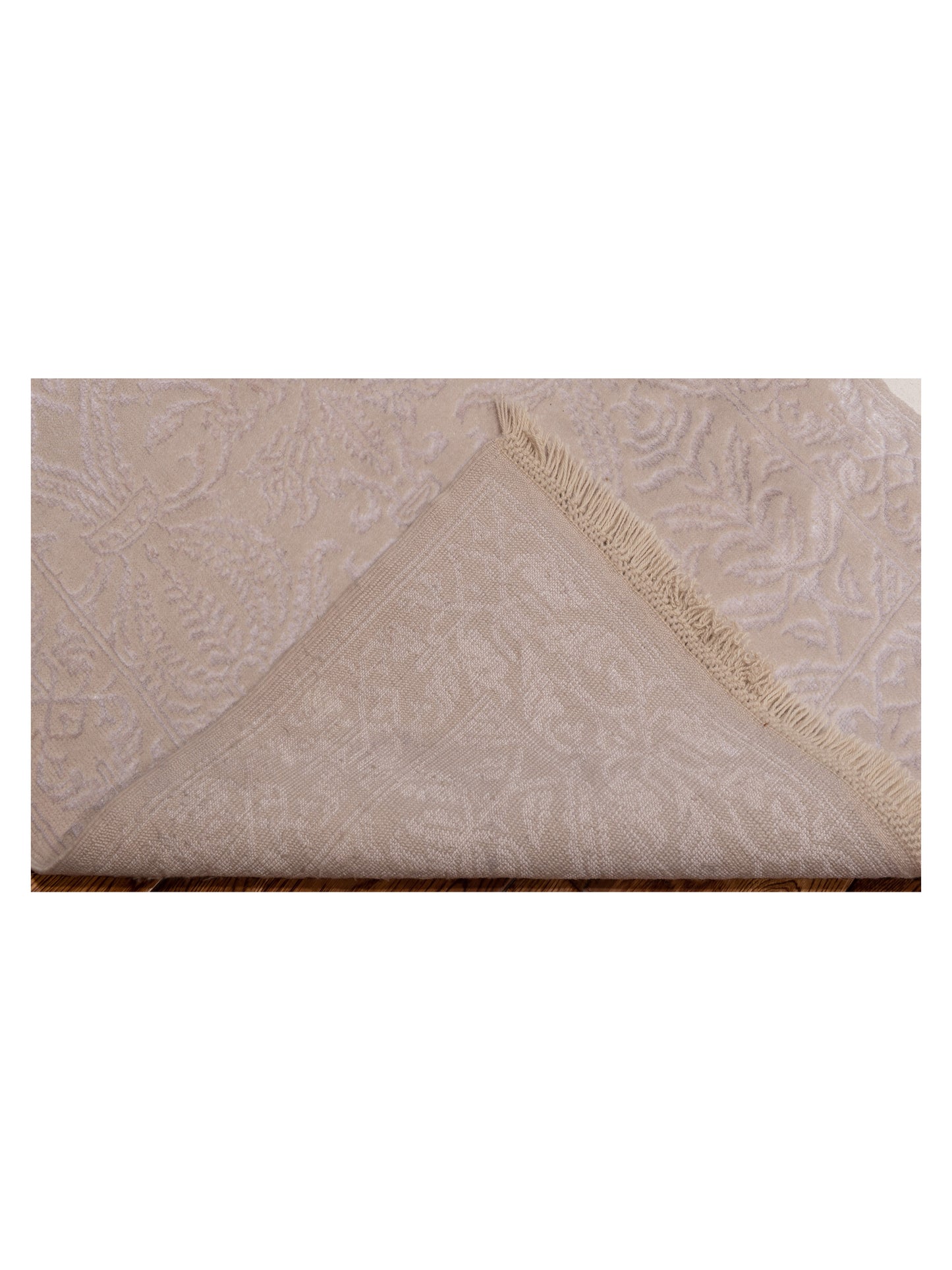 Pasha Defne Dahlia Ivory Ivory Transitional Hand Knotted Rug