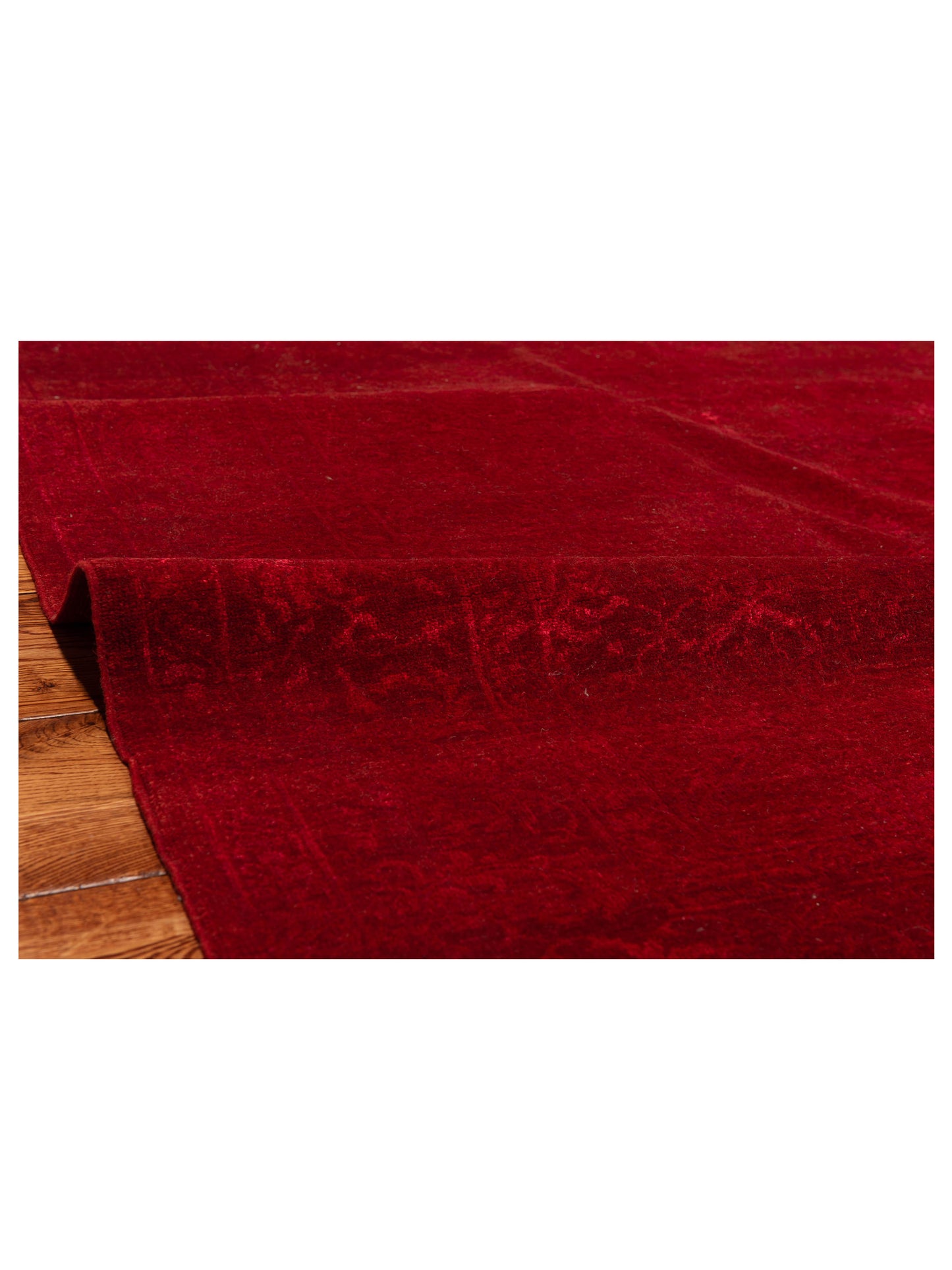 Pasha Defne Claire Red  Transitional Hand Knotted Rug